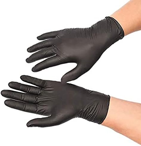 guilty gadgets 100 件装多功能一次性乙烯基手套不含乳胶无粉末强力